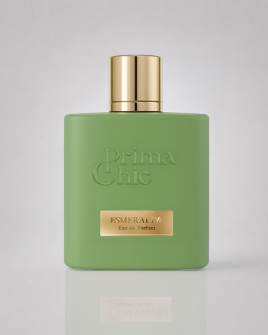 Prima Chic Esmeralda unisex eau de parfum 100ml bottle, fresh green rose perfume in Dubai UAE