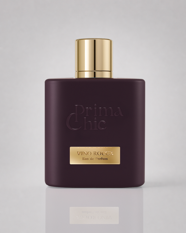 Prima Chic Vino Rouge unisex eau de parfum 100ml bottle, warm spicy oud perfume in Dubai UAE