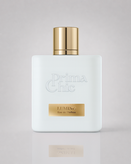 Prima Chic Lumino men's eau de parfum 100ml bottle, citrus with amber & Vanilla perfume in Dubai UAE