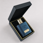 Sapphire unisex eau de parfum 100ml by Prima Chic - bottle side angle, spicy floral oud perfume Dubai