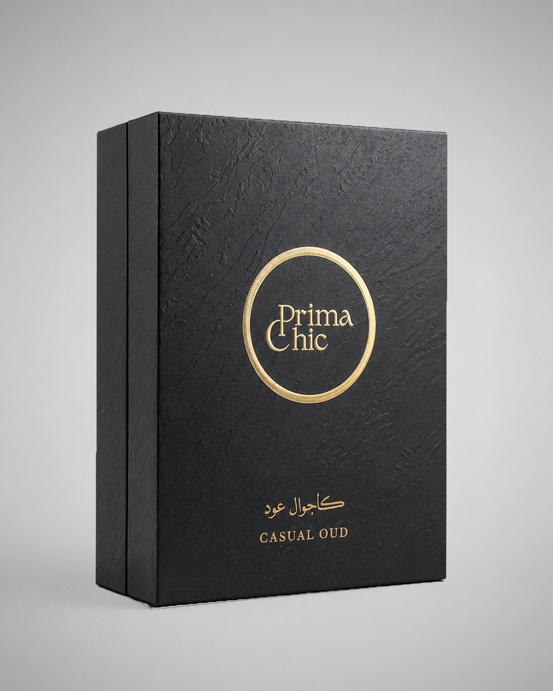 Casual Oud unisex eau de parfum 100ml by Prima Chic - lifestyle shot, oud leather perfume Dubai