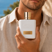 Prima Chic Lumino men's perfume eau de parfum 100ml fragrance notes - Citrus & Lemon Blossom, Patchouli & Pineapple, Amber & Vanilla