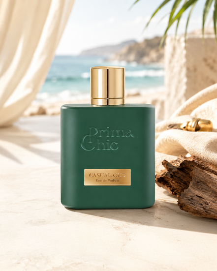 Prima Chic Casual Oud eau de parfum key ingredients - oud leather unisex   perfume, Dubai UAE
