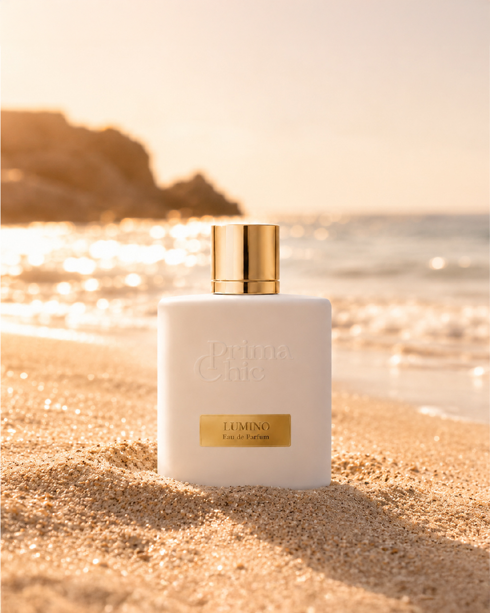 Prima Chic Lumino eau de parfum key ingredients - citrus amber men's perfume, Dubai UAE