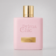 Prima Chic Ishaq women's eau de parfum 100ml bottle, gourmand powdery sweet perfume in Dubai UAE